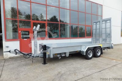 Möslein TT 11-E6x2  Tieflader für Fräsen breiten Rampen, Neu