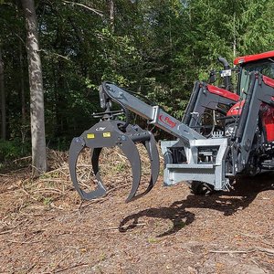 Fliegl Rückezange »RZ 185 LongNeck Combi« Euronorm- und Dreipunktaufnahme Kat. 2 / Rad- oder Teleskopladeraufnahme