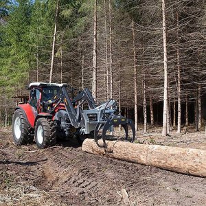 Fliegl Rückezange »RZ 185 Combi« Euronorm- und Dreipunktaufnahme Kat. 2