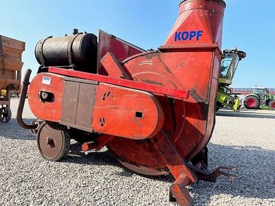 Deutz Heugebläse mit Deutzmotor auf Fahrgestell