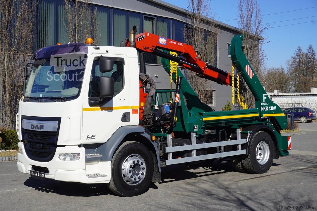 Containerschiffe DAF LF 18.310 E6 / Skip loader Fornal gebraucht