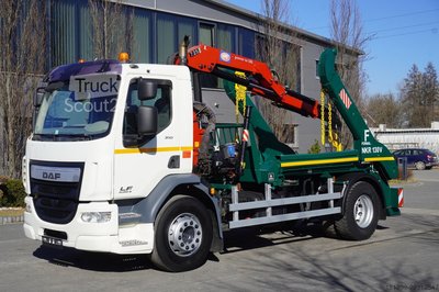 Containerschiffe DAF LF 18.310 E6 / Skip loader Fornal gebraucht