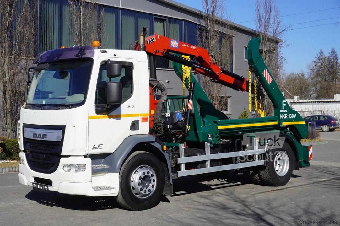 Containerschiffe DAF LF 18.310 E6 / Skip loader Fornal gebraucht