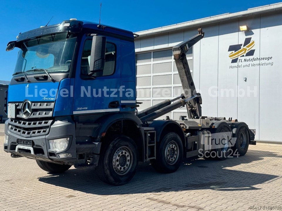 Abrollkipper MERCEDES-BENZ Arocs 3245 BBLL*Meiler Abrollkipper RK 30 60L* gebraucht