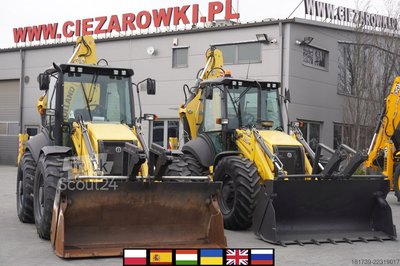 Baggerlader New Holland B 115 C backhoe loader/ 1000 MTH/ 2units gebraucht