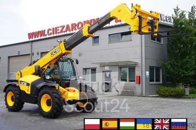 Telelader JCB 535-95 / 3.5 T / range 9.5 m / joystick gebraucht