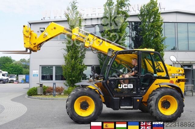 Telelader JCB 535-95 / 3.5 T / range 9.5 m / joystick gebraucht