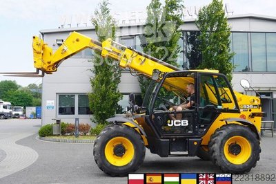 Telelader JCB 535-95 / 3.5 T / range 9.5 m / joystick gebraucht