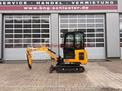 Minibagger JCB 19C-1 gebraucht BJ 2023 1.290h gebraucht