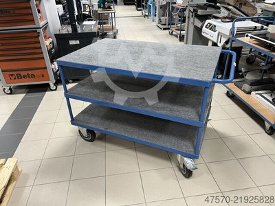 Fetra Table top Cart 127x80cm with 3 shelves