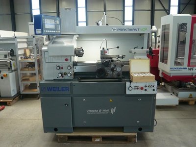 Weiler Praktikant VCD Drehmaschine stufenlose Drehzahl
