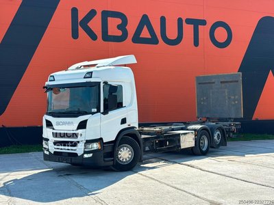 Transport von Containern Scania P 500 6x2*4 9 TON FRONT AXLE / RETARDER gebraucht