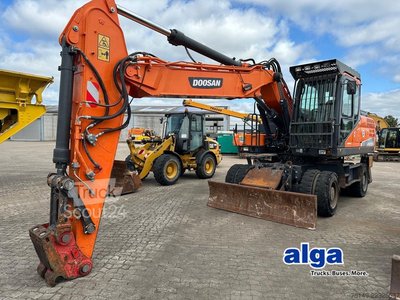 Mobilbagger DOOSAN DX 210 W-5/Greifer+Hammervorr./SW-System gebraucht