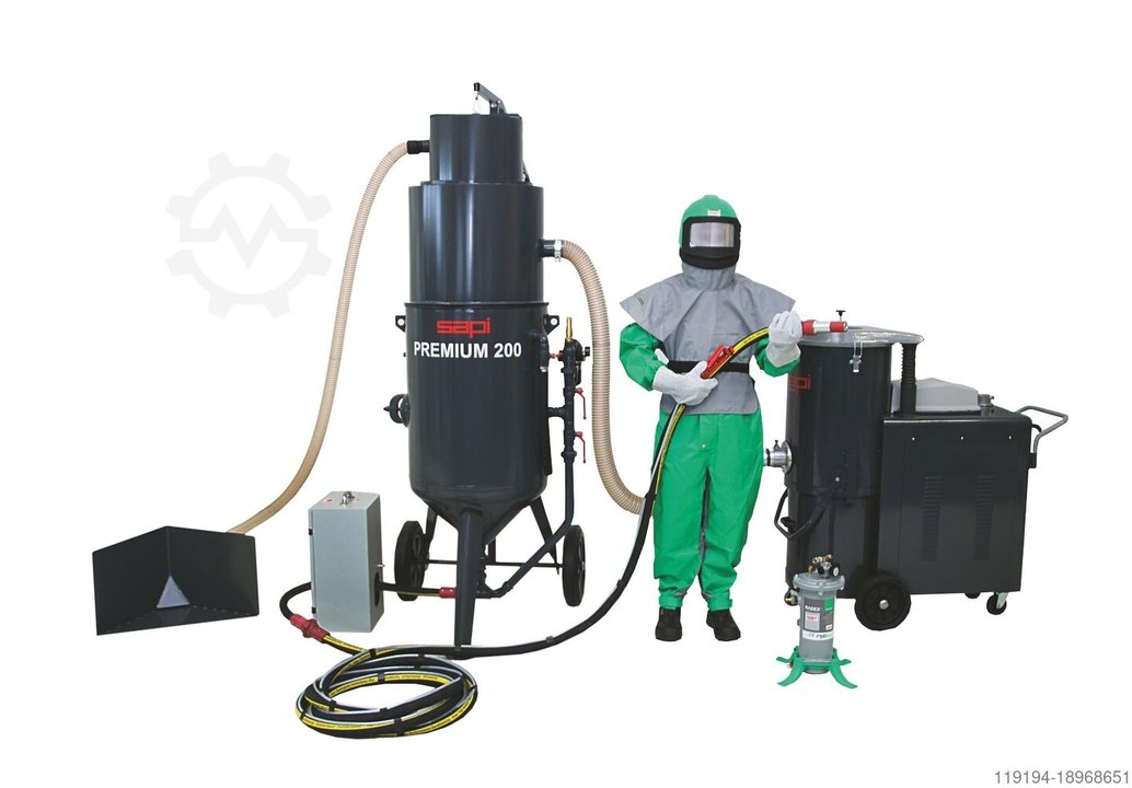 SAPI GMBH Rücksaug - Strahlgeräte Druck-Sandstrahlgerät