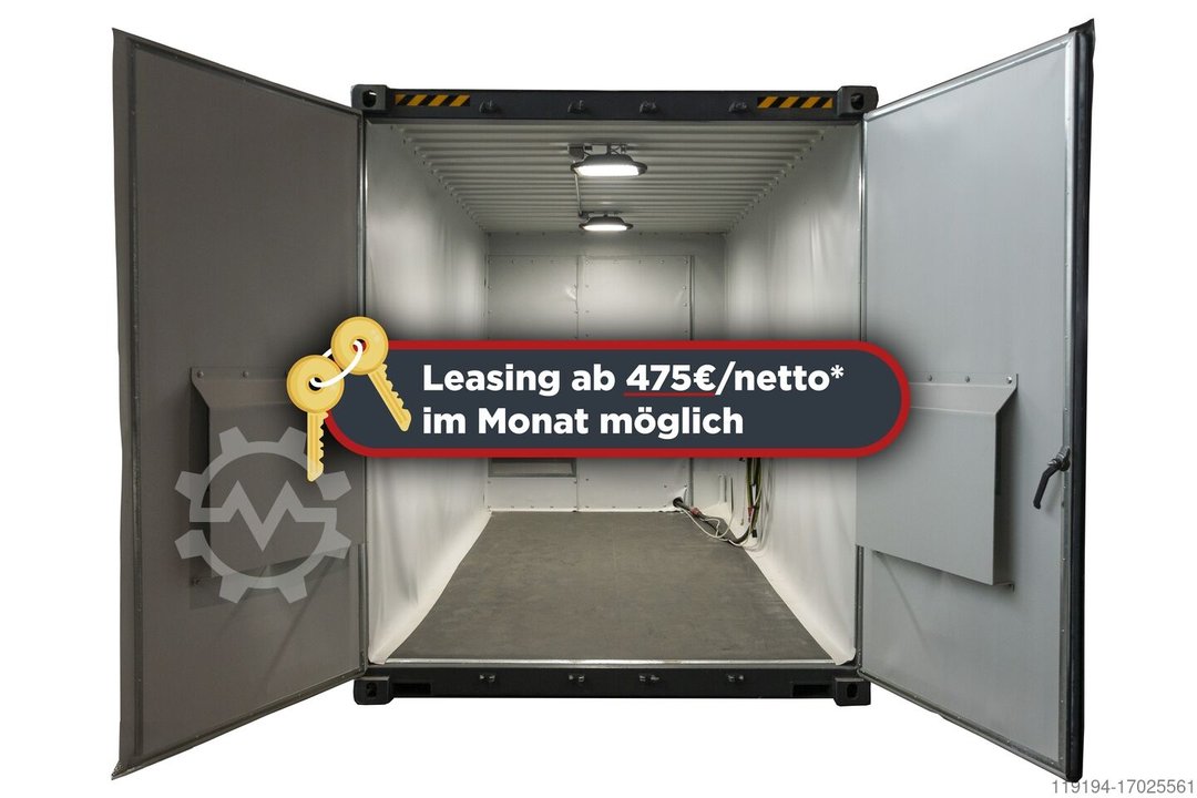 SAPI GmbH Sandstrahlanlage Mobiler Sandstrahlcontainer 20 Fuß HC
