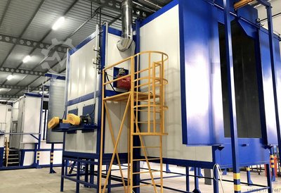 SAPI GmbH Pulverbeschichtungsanlage Komplettsystem für industrielle