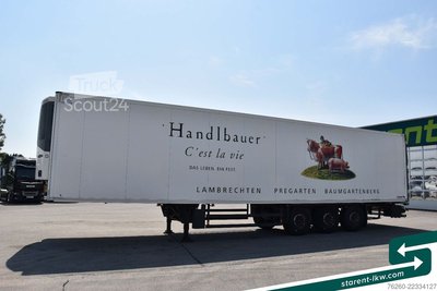 Kühlauflieger SCHMITZ CARGOBULL ThermoKing SLX400 Fleischrohrbahnen Liftachse gebraucht