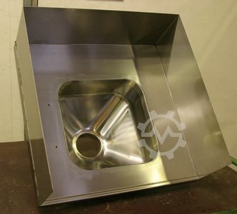 Edelstahl Typ 345/345/H270 mm