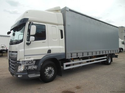 LKW mit Pritsche & Plane DAF CF 320.18, D-HOLLANDIA, 19 PALETTEN, TOP STAND gebraucht