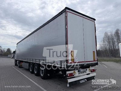 Auflieger mit Pritsche & Plane Schmitz Cargobull Curtainsider Standard gebraucht