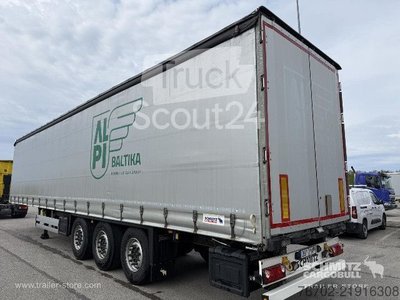 Auflieger mit Pritsche & Plane Schmitz Cargobull Curtainsider Standard gebraucht