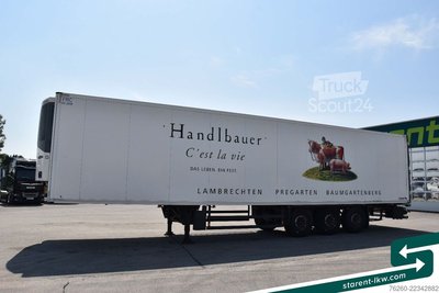 Kühlauflieger SCHMITZ CARGOBULL ThermoKing SLX400 Fleischrohrbahnen Liftachse gebraucht