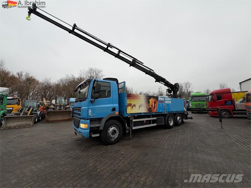 Daf CF 460 HIAB 211-E 6 HiPro Baustoffpritsche FUNK FB