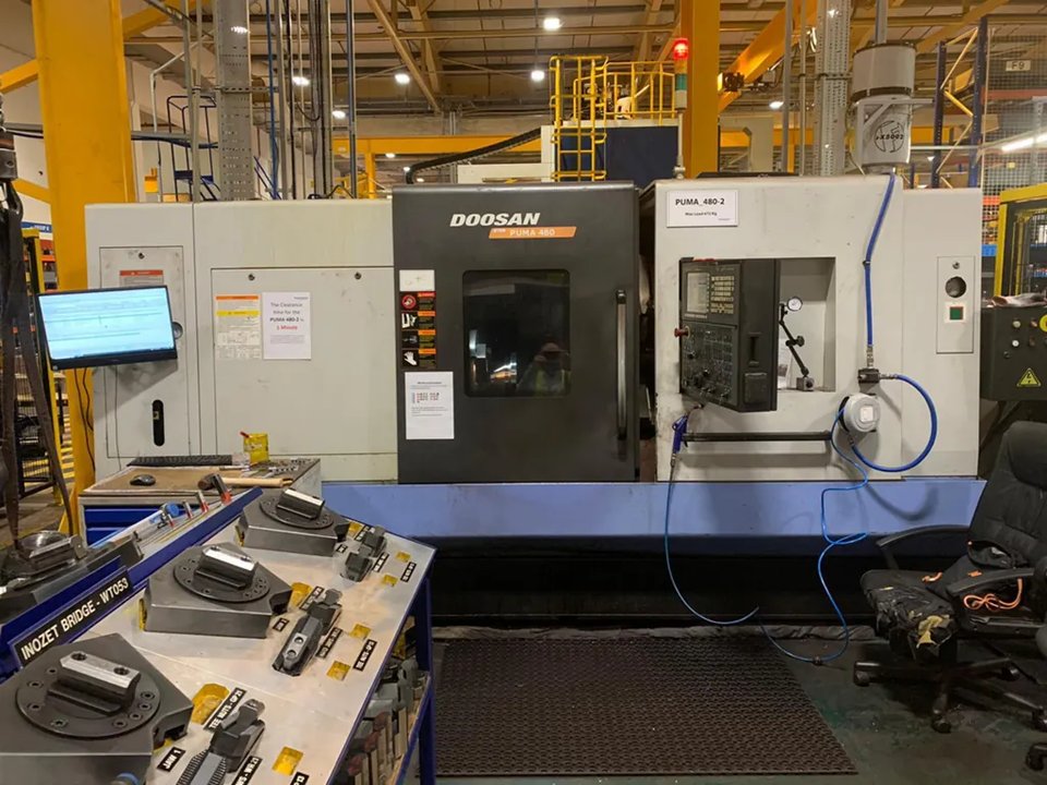 2012 Doosan Puma 480 CNC-Drehbank