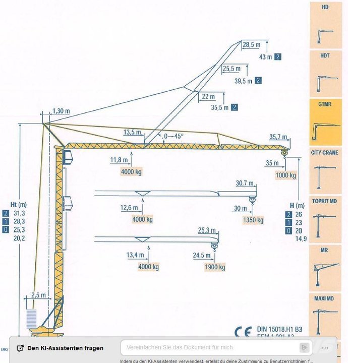 Potain GTMR 331 B