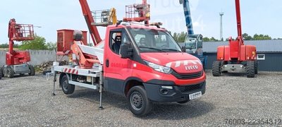 Transporter mit Koffer Iveco Daily Multitel MX170 - 17m - 200 kg gebraucht
