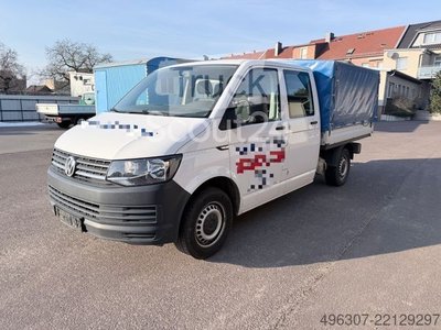 Transporter mit Pritsche & Plane VOLKSWAGEN T6 Transporter Pritsche Doppelkabine Plane gebraucht