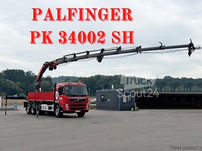 Autokran VOLVO FM 420 PRITSCHE 6,40m *PK 34002 SH + FUNK/8x4 gebraucht