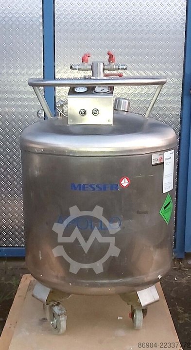 Messer Griesheim Dewar vessel for liquid nitrogen cryogen
