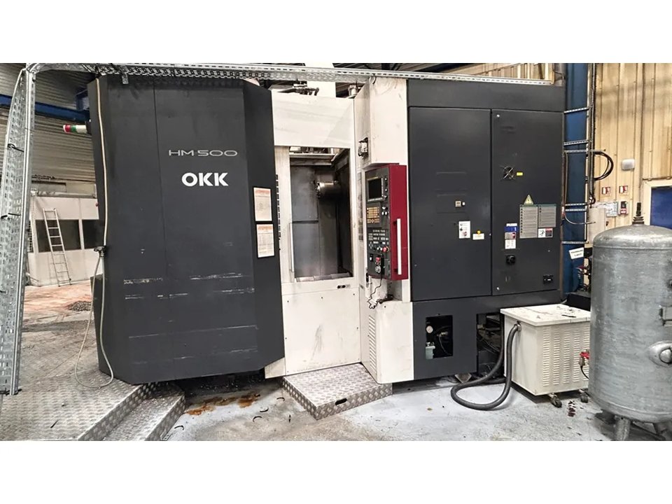 OKK - HM500 – 4-Achs-CNC-Horizontalbearbeitungszentrum mit automatischem Werkzeugwechsel, automatischem Palettenwechsel 