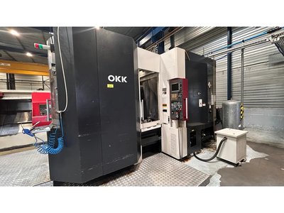 OKK - HM600 – 4-Achs-CNC-Horizontalbearbeitungszentrum mit automatischem Werkzeugwechsel, automatischem Palettenaustausc