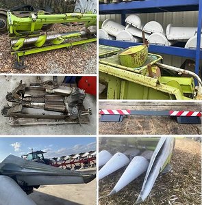 Claas Zubehör Claas Maispflücker I Haubenerhöhungen, Stoppelknicker, Rahmen, Schnecken und vieles mehr