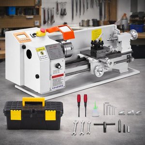 Металлический токарный станок Rotary bench 1250W автоматический корм