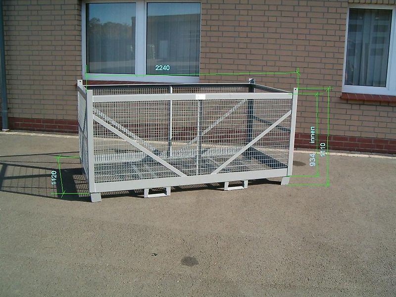 DDR Kartoffelkisten | BASIC | Gitterbox | Kiste | 1,5 to | NEU