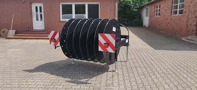 Langweger Schlauchhaspel Schlauchhaspel L125, mit 6 Fächern - für 600 Meter Flachschlauch