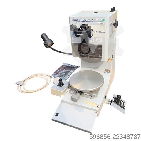 DAGE Series 4000 Bond Tester – Bond Pull / Die Shear – rok 2010 DAGE Series 4000 Bond Tester – Bond Pull / Die Shear – r