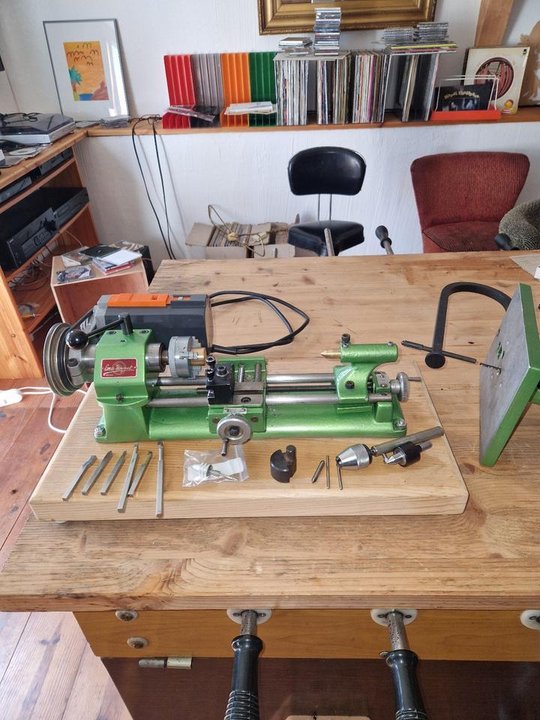Emco Unimat lathe incl. Saw
