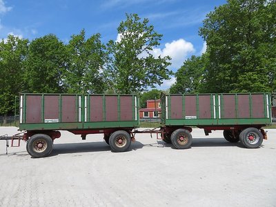 Kröger Kipperzug HKD 18 Tonnen Dreiseitenkipper, HU März 2027