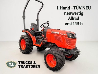 Kubota B 2420 Diesel Allrad-Traktor | NEUWERTIG! Nur 143 Std. | Bj 2017 | TÜV & Service NEU | Heck/Kipphydraulik