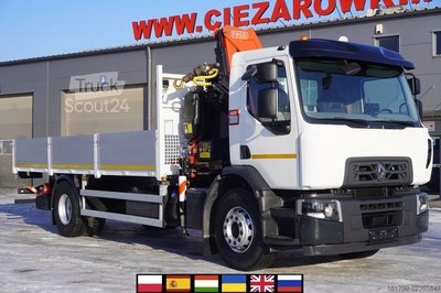 Plattform mit Kran Renault C280 DTI 8 / HDS Fassi F135A.22 / remote gebraucht