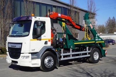 Containerschiffe DAF LF 18.310 E6 / Skip loader Fornal gebraucht