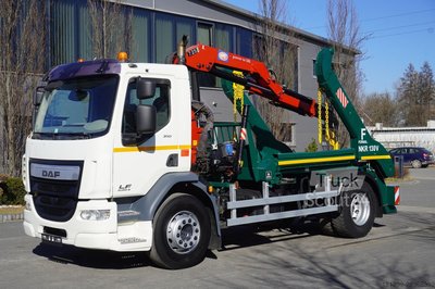 Containerschiffe DAF LF 18.310 E6 / Skip loader Fornal gebraucht