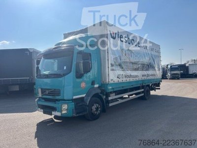 LKW mit Pritsche & Plane VOLVO FL 240 4X2R, PLANE, MANUAL, E4, LADEBORDWAND, gebraucht