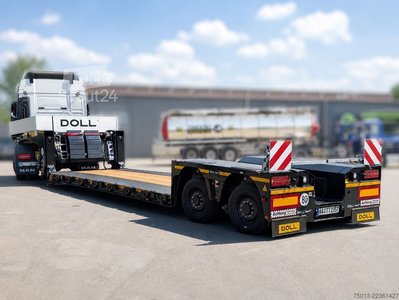 Tieflader-Sattelauflieger DOLL tera 2- Achs Tiefbett, Pendelachsen, MIETE? gebraucht