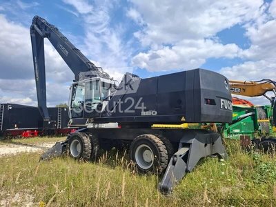 Materialtransporteur Terex-Fuchs MHL 380 material handling excavator gebraucht