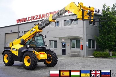 Telelader JCB 535-95 / 3.5 T / range 9.5 m / joystick gebraucht